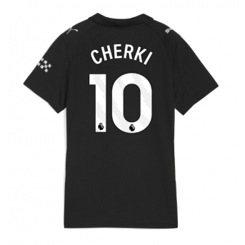 Billige Fotballdrakt Manchester City Rayan Cherki #10 Replika Bortedrakt Dame 2025-26 Kortermet